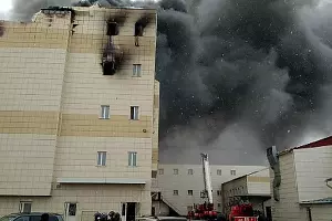 Пожар в ТЦ «Зимняя вишня» &copy;&nbsp;Фото пресс-службы СК РФ