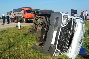 ДТП в Кавказском районе &copy;&nbsp;Фото пресс-службы ГУ МВД России по Краснодарскому краю