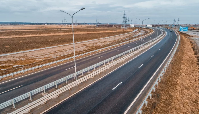 Участок трассы А-290 в района села Джигинка &copy;&nbsp;Фото из официального паблика администрации Анапы, vk.com/anapaadm