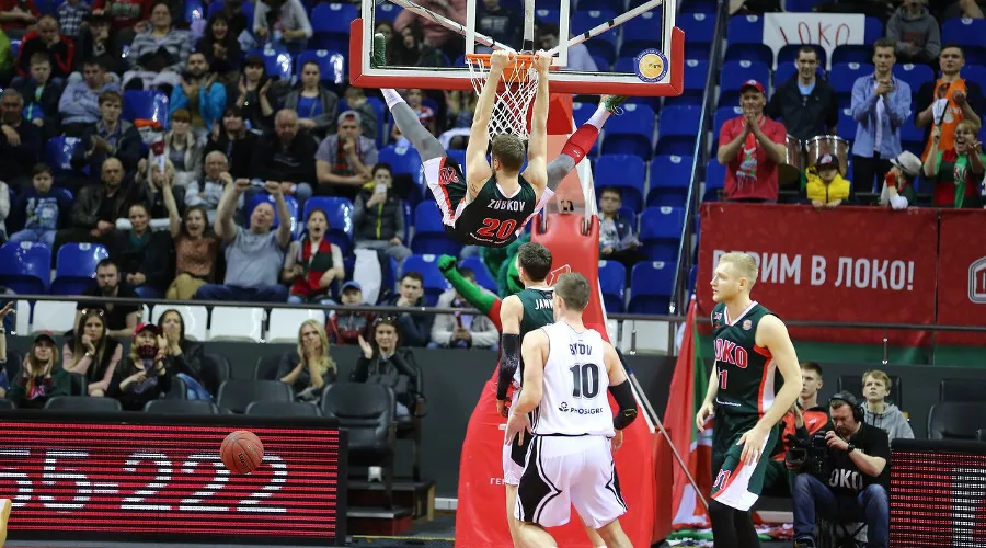 Матч Единой лиги ВТБ «Локомотив-Кубань» — «Автодор». Андрей Зубков &copy;&nbsp;Фото пресс-службы ПБК &laquo;Локомотив-Кубань&raquo;