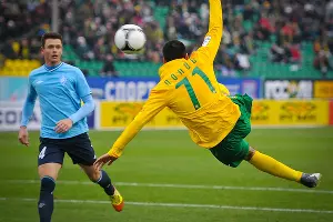 "Кубань" разгромила "Крылья советов" в Краснодаре  &copy;&nbsp;Елена Синеок, ЮГА.ру