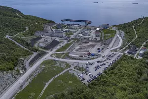 Морской терминал КТК  &copy;&nbsp;Фото с сайта Каспийского трубопроводного консорциума, https://www.cpc-online.ru/