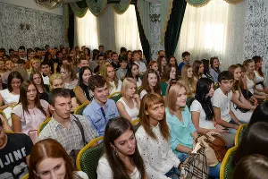 В Краснодарском филиале РЭУ им. Г.В. Плеханова приветствовали первокурсников &copy;&nbsp;Михаил Ступин, ЮГА.ру