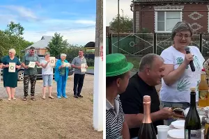  &copy;&nbsp;Скриншоты видео из соцсетей жительницы села Сандата Инны Таран