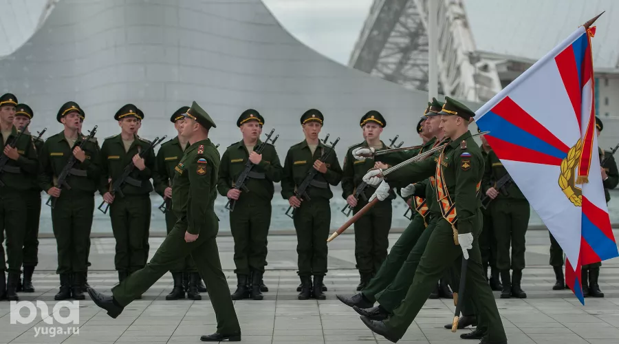 Присяга новобранцев спортивных рот ЦСКА &copy;&nbsp;Нина Зотина, ЮГА.ру