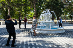 Парк имени Ивана Семыкина в станице Тбилисской © Фото Евгения Мельченко, Юга.ру