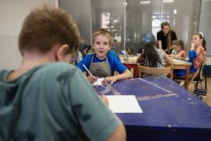 «Детская лаборатория творчества» в «Типографии» © Фотография предоставлена пресс-службой КЦСИ «Типография»