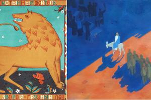 Работы Анатолия Кулинича и Никиты Кулинича &copy;&nbsp;Коллаж из скриншотов фото, предоставленных Краснодарским музеем имени Коваленко