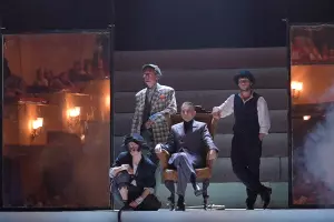 Кадр из спектакля «Мастер и Маргарита» &copy;&nbsp;Скриншот видео с Rutube-канала &laquo;Архангельский театр драмы им. М.В. Ломоносова&raquo;