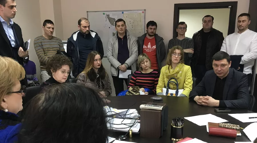 Жители Музыкального района Краснодара обсудили проблемы с городскими властями &copy;&nbsp;Фото пресс-службы мэрии Краснодара