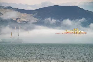 Туман в Новороссийске &copy;&nbsp;фото Tateshi Yokotaishi https://vk.com/sakanoid