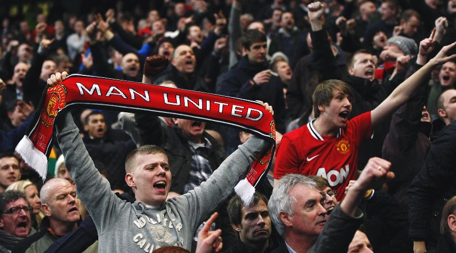 Фанаты «Манчестер Юнайтед» © Фото с сайта ManUtd8.com