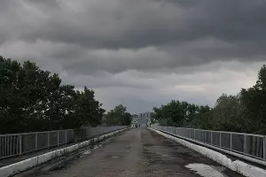 Пешеходный мост на Пашковской переправе &copy;&nbsp;Фото Марины Солошко, Юга.ру