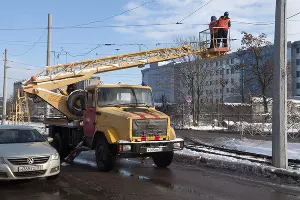 В Краснодаре начали строить трамвайную линию на улице Московской &copy;&nbsp;Фото Дмитрия Пославского, Юга.ру