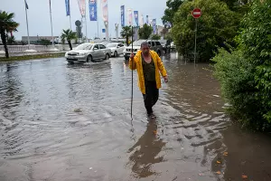 Подтопление в Центральном районе Сочи &copy;&nbsp;Нина Зотина, ЮГА.ру