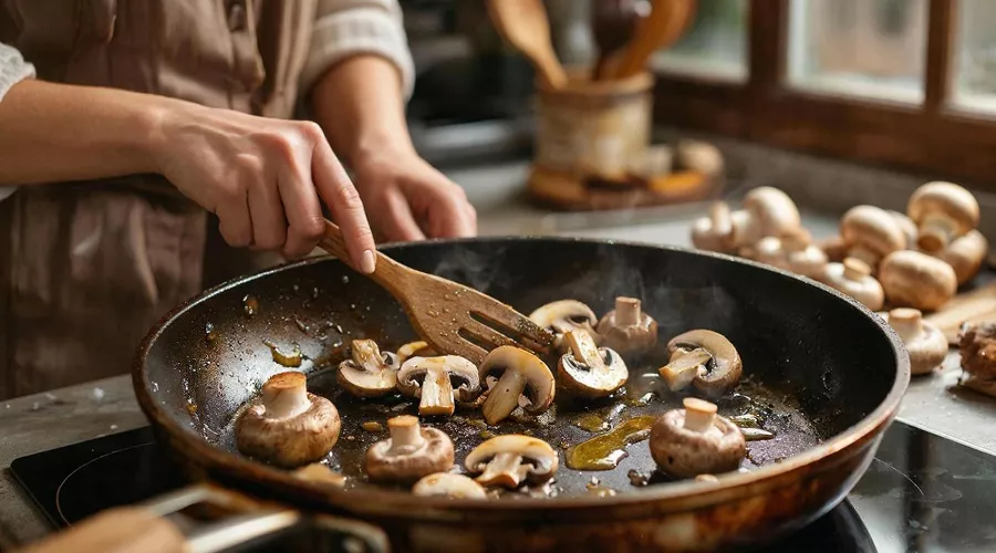 шампиньоны &copy;&nbsp;Изображение сгенерировано нейросетью Gigachat