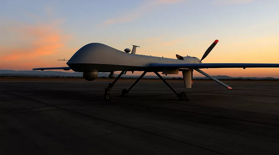 Беспилотник &copy;&nbsp;Изображение сгенерировано нейросетью Sora