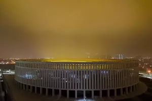 Смог над Краснодаром вечером 14 октября &copy;&nbsp;Фото Евгения Таранжина