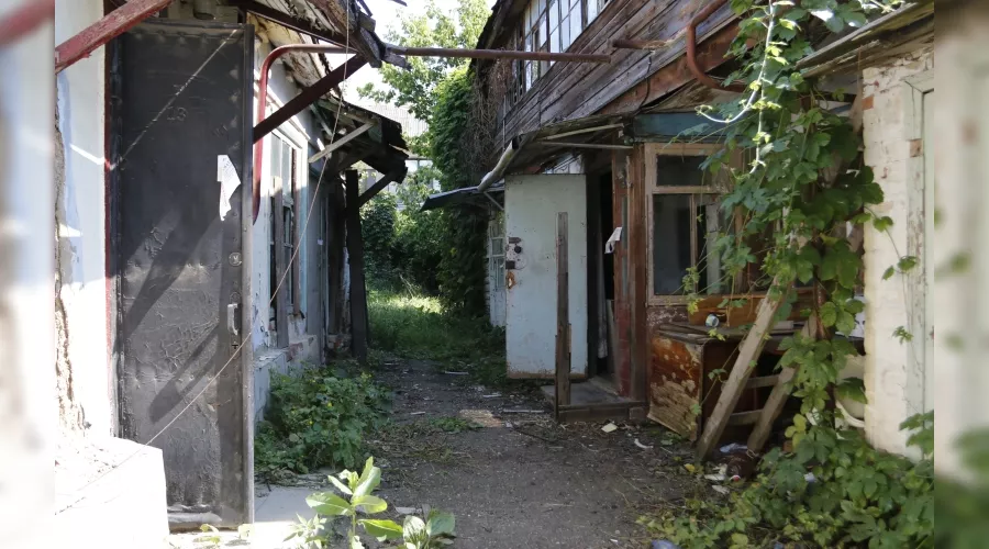 Аварийное жилье в центре Краснодара &copy;&nbsp;Фото пресс-службы администрации Краснодара