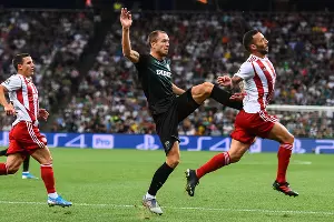 Матч «Краснодар» — «Олимпиакос», Краснодар, 27 августа 2019 года &copy;&nbsp;Фото Елены Синеок, Юга.ру