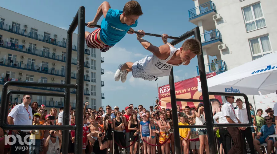 Тимати и L’One сдали нормы ГТО в Сочи &copy;&nbsp;Нина Зотина, ЮГА.ру