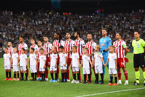 Матч «Краснодар» — «Олимпиакос», Краснодар, 27 августа 2019 года &copy;&nbsp;Фото Елены Синеок, Юга.ру