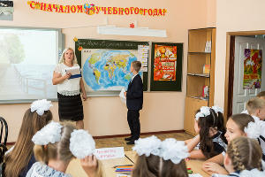 1 сентября в станице Динской &copy;&nbsp;Фото Антона Быкова, Юга.ру