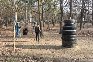 Парк у стадиона &laquo;Кубань&raquo;, январь 2023 &copy;&nbsp;Фото Александра Гончаренко, Юга.ру