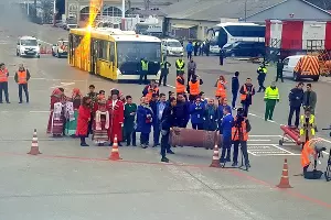 Встреча сборной России по футболу в аэропорту Сочи &copy;&nbsp;Фото из аккаунта сборной России по футболу в Twitter, twitter.com/TeamRussia