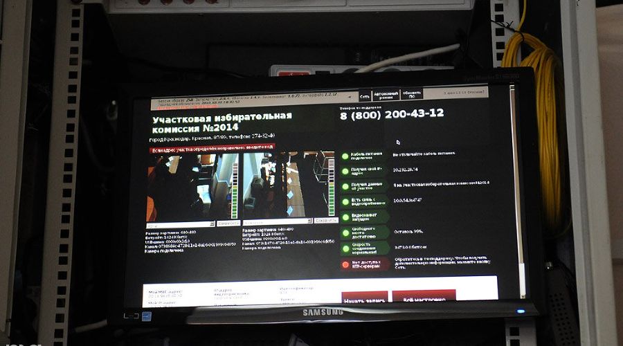 Первая вебкамера для наблюдения за президентскими выборами © Елена Синеок. ЮГА.ру