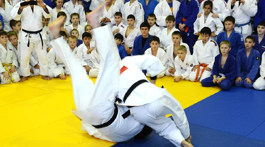 Мастер-класс олимпийских чемпионов по дзюдо в Краснодаре &copy;&nbsp;Алёна Живцова, ЮГА.ру