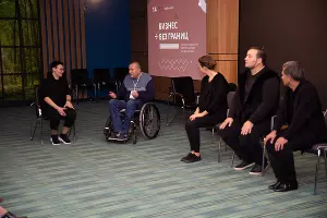 Playback-театр &laquo;Мельница&raquo; &copy;&nbsp;Фото пресс-службы Фонда развития бизнеса Краснодарского края