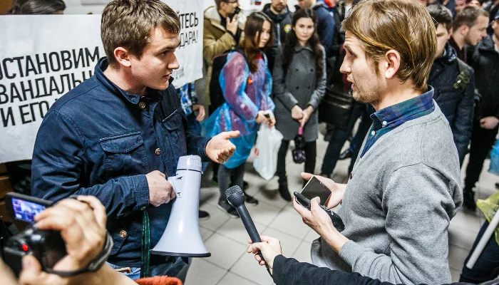 Открытие предвыборного штаба Навального в Краснодаре &copy;&nbsp;Фото Михаила Чекалова, Юга.ру