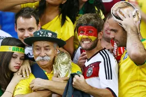 Болельщики сборной Бразилии  &copy;&nbsp;Фото с сайта sport.ru