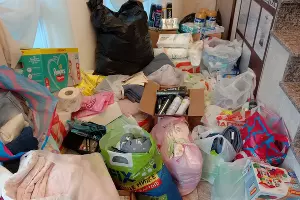 ПВР пострадавших от падения СУ-34 в Ейске &copy;&nbsp;Фото Яры Гуляевой, Юга.ру