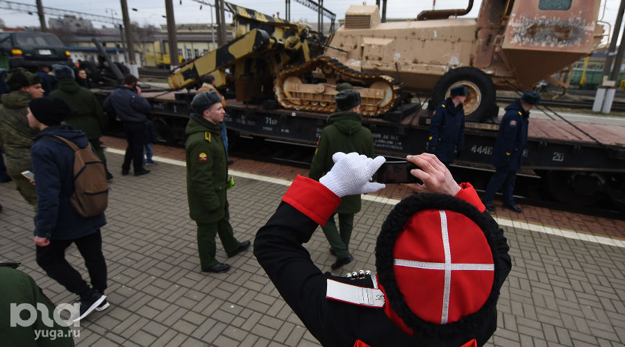 Спецпоезд «Сирийский перелом» в Краснодаре © Фото Елены Синеок, Юга.ру