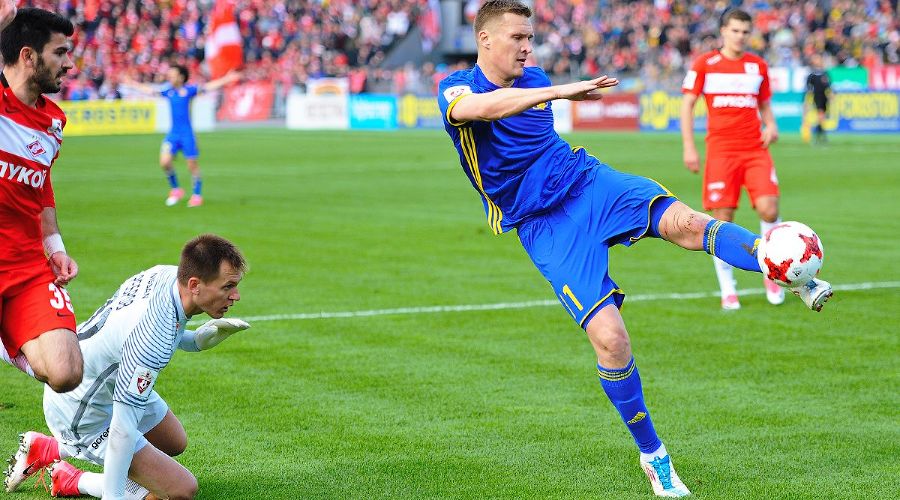 Матч чемпионата России «Ростов» — «Спартак». Александр Бухаров © Фото с официального сайта ФК «Ростов», fc-rostov.ru