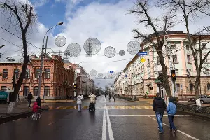 Центр Краснодара — улица Красная  &copy;&nbsp;Фото Елены Синеок, Юга.ру