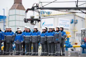 Торжественное открытие газопровода «Турецкий поток» на компрессорной станции «Русская» © Фото Елены Синеок, Юга.ру