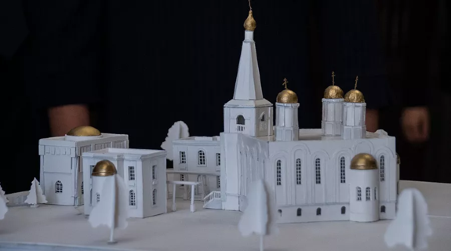 Проект реконструкции храма на Рождественской набережной &copy;&nbsp;Фото с сайта Екатеринодарской и Кубанской епархии