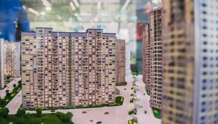 Макет жилищного комплекса «ЮгСтройИмпериал» &copy;&nbsp;Фото пресс-службы Сбербанка