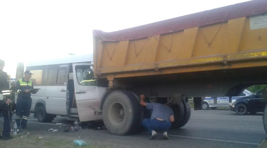 Место происшествия &copy;&nbsp;Фото ОПБДД УГИБДД по Ставропольскому краю