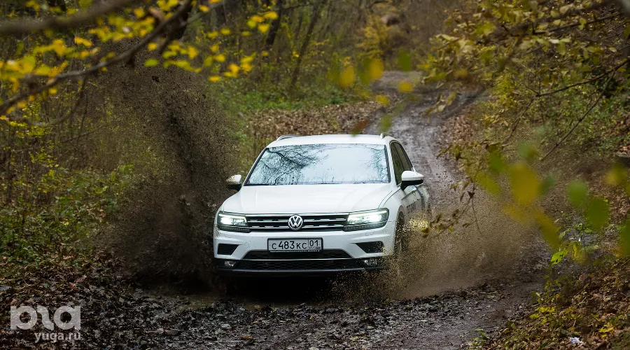 На Volkswagen Tiguan к Медвежьей горе &copy;&nbsp;Фото Елены Синеок, Юга.ру