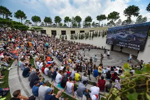 Матч Россия — Уругвай посмотрели в парке &laquo;Краснодар&raquo; &copy;&nbsp;Фото Елены Синеок, Юга.ру