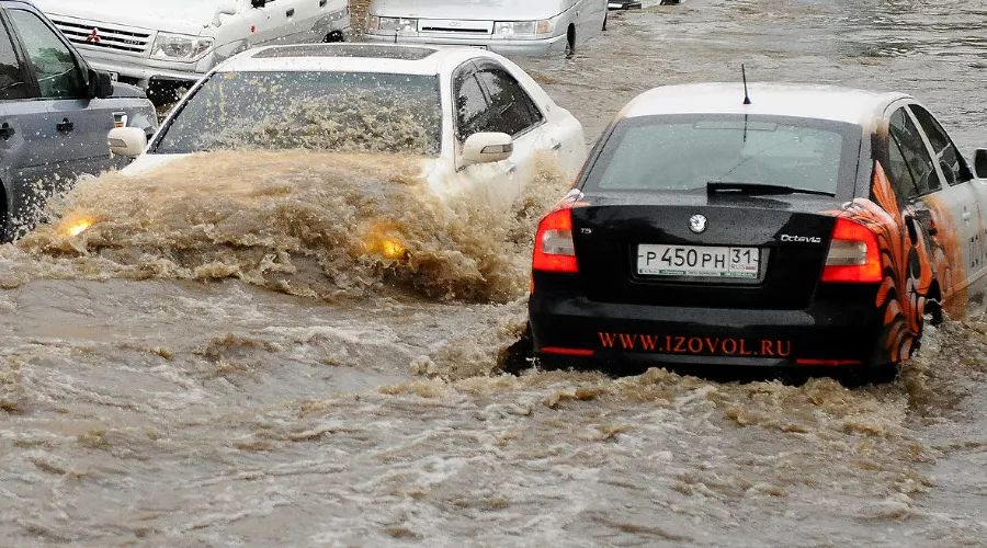 Ливень в Краснодаре &copy;&nbsp;Михаил Ступин, ЮГА.ру