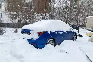 Снег в Краснодаре. Зима 2020–2021 &copy;&nbsp;Фото Валерии Дульской, Юга.ру