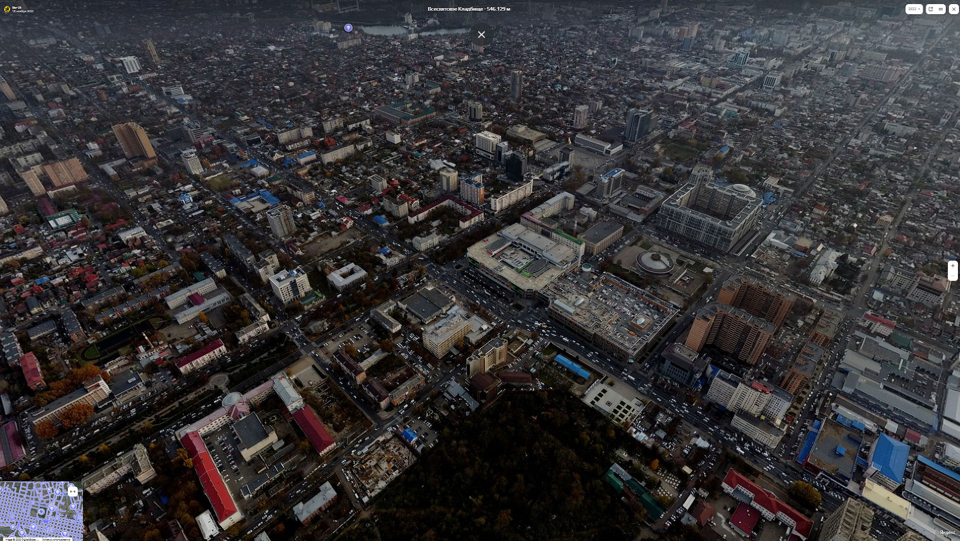 ТРЦ «Галерея Краснодар» © Скриншот панорамы yandex.ru/maps 2022 года