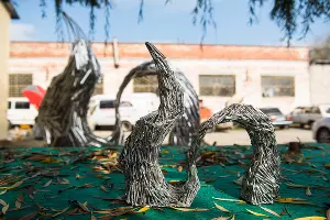 Draped Data Владимира Омутова &copy;&nbsp;Фото Елены Синеок, Юга.ру