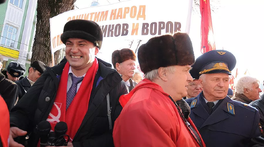Митинг "За честные выборы" в Краснодаре &copy;&nbsp;Елена Синеок. ЮГА.ру