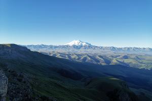 Вид на гору Эльбрус © фото Марии Карагёзовой